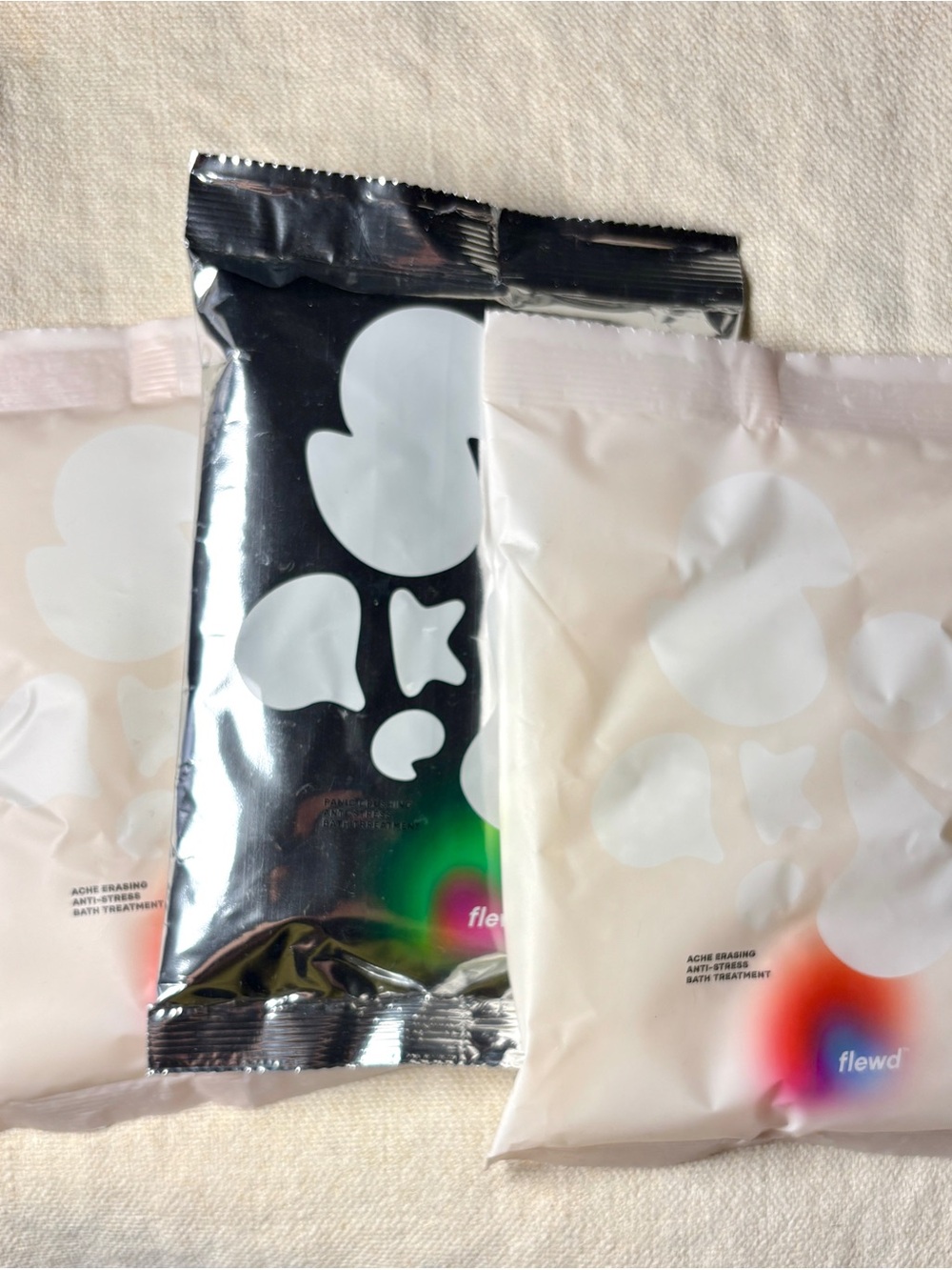Flewd Bath Treatment Packet Trio - Ache Erasing and Panic Crushing